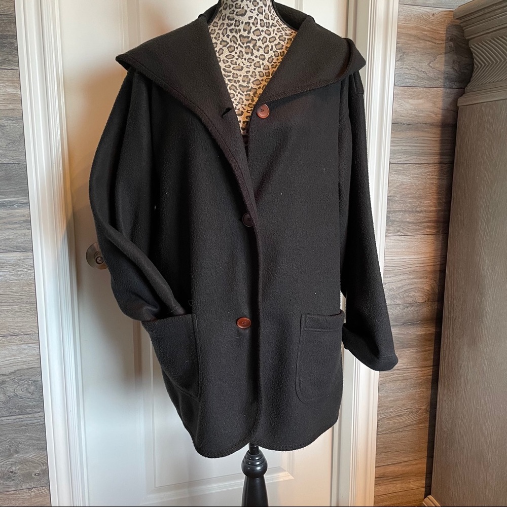 Brushed Fleece Hoodie Jacket